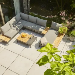 Loungemöbel | Loungesets*SIENA GARDEN Alvida Lounge-Modul 2-Sitzer | Ranotex®-Gewebe grau
