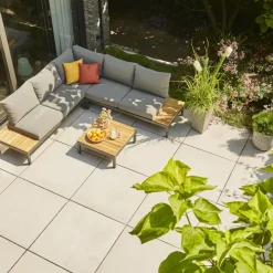 Loungemöbel | Loungesets*SIENA GARDEN Alvida Modul Ecke | Ranotex®-Gewebe grau