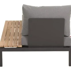 Loungemöbel | Loungesets*SIENA GARDEN Alvida Recamiere links | Ranotex®-Gewebe grau