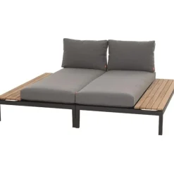 Loungemöbel | Loungesets*SIENA GARDEN Alvida Recamiere rechts | Ranotex®-Gewebe grau
