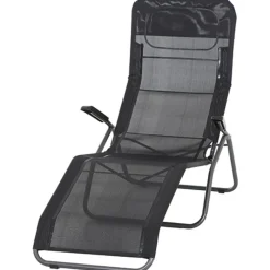 Gartenliegen*SIENA GARDEN Anco Gartenliege mit Kippfunktion | RANOTEX® schwarz