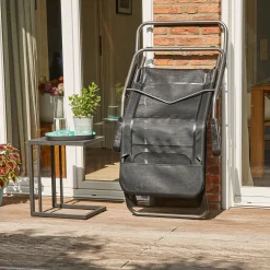 Gartenliegen*SIENA GARDEN Anco Gartenliege mit Kippfunktion | RANOTEX® schwarz