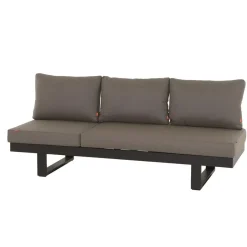 Loungemöbel*SIENA GARDEN Avenia Loungesofa | 3-Sitzer | Aluminium matt anthrazit