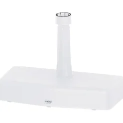 Schirmst盲nder*SIENA GARDEN Balkonschirmständer Kunststoff/Beton | 20 kg | weiß