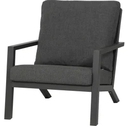 Loungemöbel*SIENA GARDEN Belia Loungesessel | mit Kissen in grau
