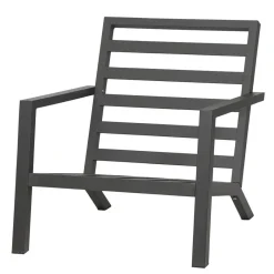 Loungemöbel*SIENA GARDEN Belia Loungesessel | mit Kissen in grau