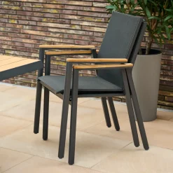 Stapelsessel*SIENA GARDEN Bologna Stapelsessel | RANOTEX® grau