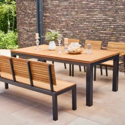 Gartenbänke*SIENA GARDEN Bozen Bank | 3-Sitzer | Robinienholz FSC® 100% natur