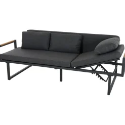 Loungemöbel*SIENA GARDEN Calera Move Loungesofa | 3-Sitzer | Texfabric mix-anthrazit