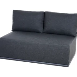 Loungemöbel | Loungesets*SIENA GARDEN Clifton Loungesofa | 2-Sitzer | Texfabric mix schwarz
