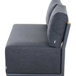 Loungemöbel | Loungesets*SIENA GARDEN Clifton Loungesofa | 2-Sitzer | Texfabric mix schwarz
