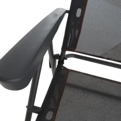 Camping*SIENA GARDEN Comfort Campingstuhl | Ranotex®-Gewebe anthrazit