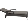 Gartenliegen*SIENA GARDEN Corido Gartenliege | Rattangeflecht charcoal-grey