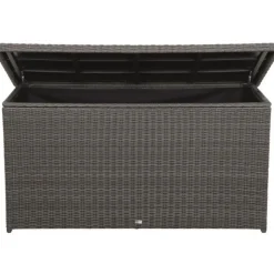 Kissenboxen*SIENA GARDEN Corido Kissenbox | Rattangeflecht charcoal grey