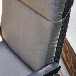 Loungemöbel*SIENA GARDEN Corido Loungesessel | Rattangeflecht charcoal-grey