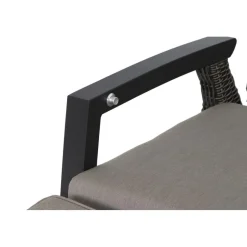 Loungemöbel*SIENA GARDEN Corido Loungesessel | Rattangeflecht charcoal-grey