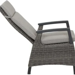 Wintergartenmöbel | Move Sessel*SIENA GARDEN Corido Move Gartensessel | Rattangeflecht charcoal-grey