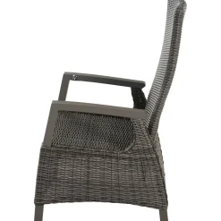 Move Sessel | Wintergartenmöbel*SIENA GARDEN Corido Move Gartensessel | Rattangeflecht charcoal-grey