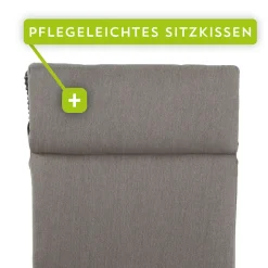 Wintergartenmöbel | Move Sessel*SIENA GARDEN Corido Move Gartensessel | Rattangeflecht charcoal-grey