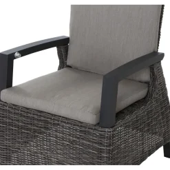 Wintergartenmöbel | Move Sessel*SIENA GARDEN Corido Move Gartensessel | Rattangeflecht charcoal-grey
