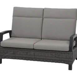 Loungemöbel*SIENA GARDEN Corido Move Loungesofa | 2-Sitzer | Rattangeflecht charcoal-grey
