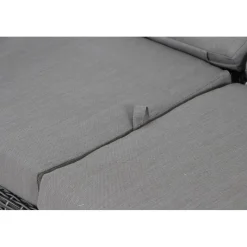 Loungemöbel*SIENA GARDEN Corido Move Loungesofa | 3-Sitzer | Rattangeflecht charcoal-grey