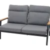 Loungemöbel | Gartenbänke*SIENA GARDEN Cortina Bank | 2-Sitzer | Kordel grau