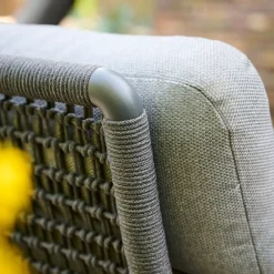 Loungemöbel | Gartenbänke*SIENA GARDEN Cortina Bank | 3-Sitzer | Kordel grau