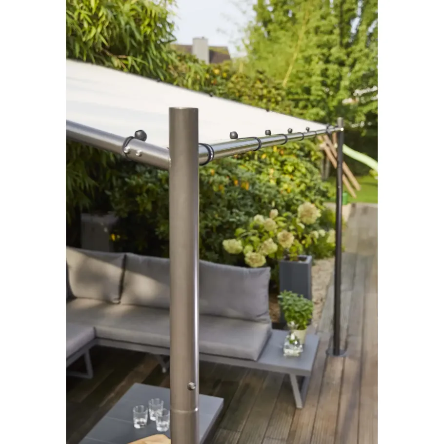 Pavillons*SIENA GARDEN Dach zu Levino 3x4m, weiß