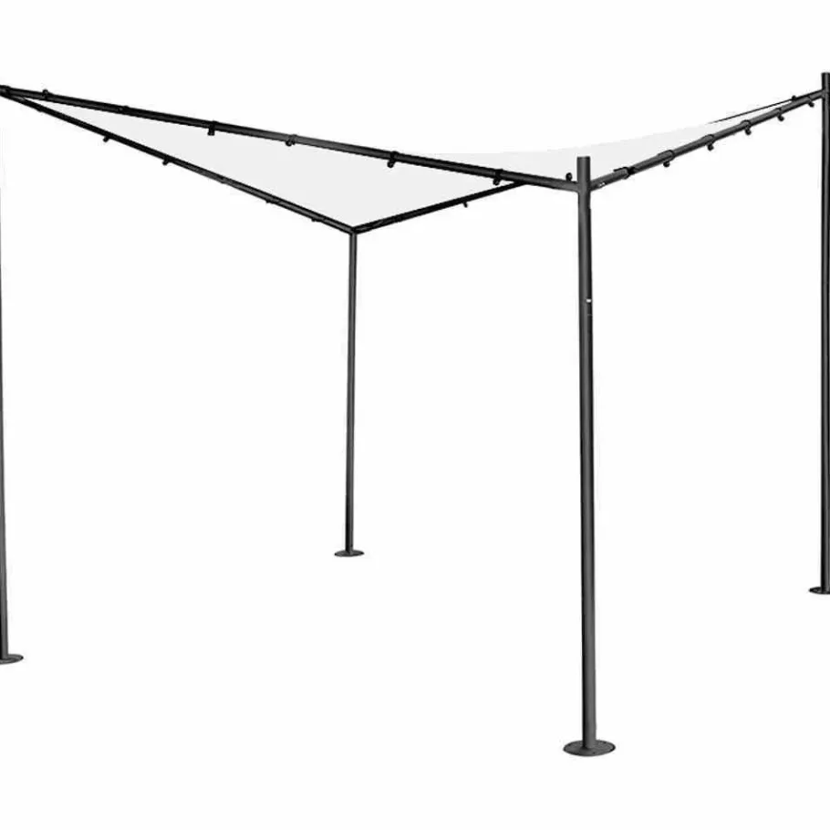 Pavillons*SIENA GARDEN Dach zu Pavillon Berlino 3x3 m, weiß