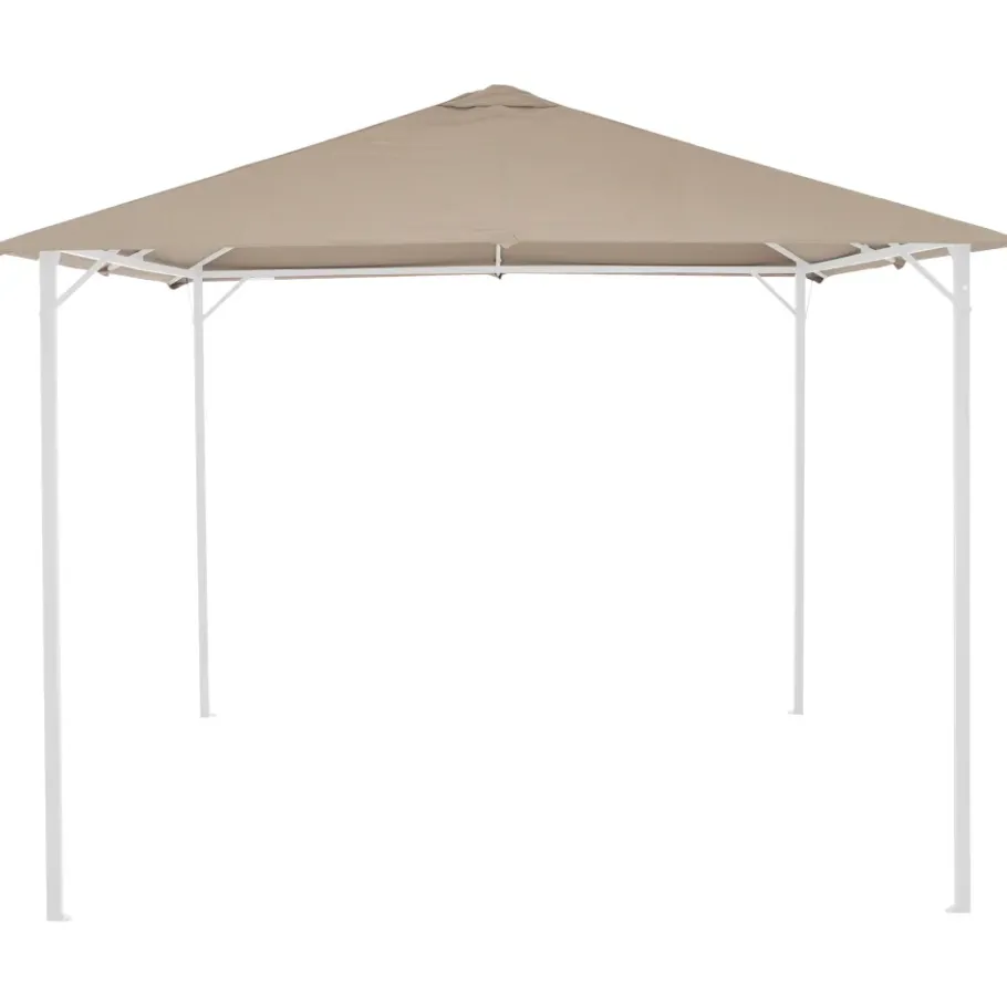 Pavillons*SIENA GARDEN Dachbezug taupe zu Phoenix Pavillon 3x3 Meter