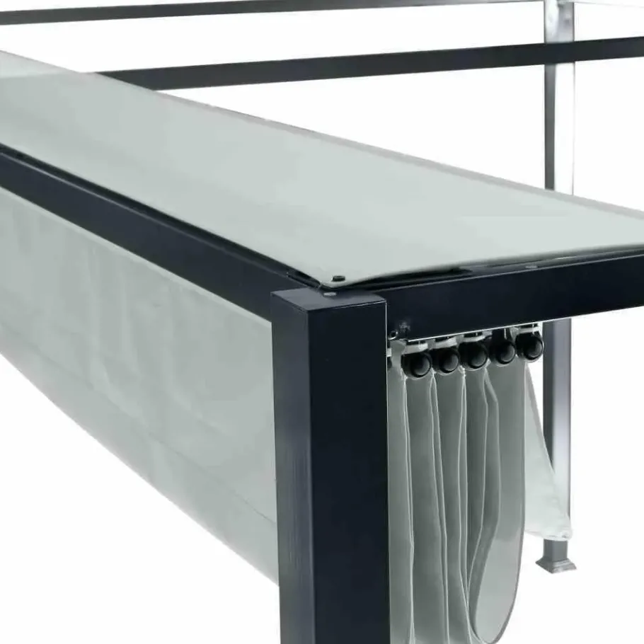 Pavillons*SIENA GARDEN Dachgarage hellgrau zu Sky Pavillon 3x4 Meter