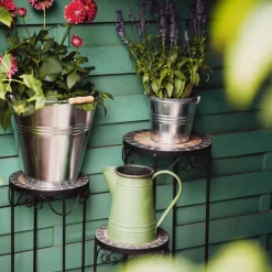 Pflanzgefäße*SIENA GARDEN Eimer mit Holzgriff 10l