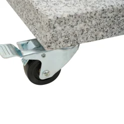 Schirmst盲nder*SIENA GARDEN Ennio Base Granit | 120 kg | hellgrau