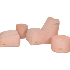 Wintergartenmöbel | Sitzsäcke*SIENA GARDEN FEEL.U Hocker | Polypropylen modern red
