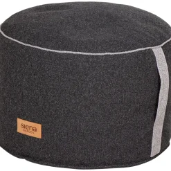 Wintergartenmöbel | Sitzsäcke*SIENA GARDEN FEEL.U Pouf | Polypropylen dark grey
