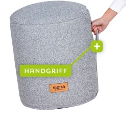 Wintergartenmöbel | Sitzsäcke*SIENA GARDEN FEEL.U Pouf | Polypropylen nordic blue