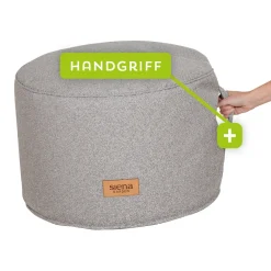 Wintergartenmöbel | Sitzsäcke*SIENA GARDEN FEEL.U Pouf | Polypropylen soul grey