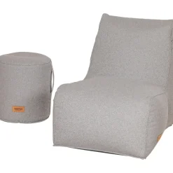 Wintergartenmöbel | Sitzsäcke*SIENA GARDEN FEEL.U Pouf | Polypropylen soul grey