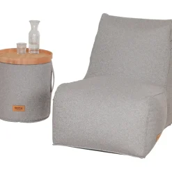 Wintergartenmöbel | Sitzsäcke*SIENA GARDEN FEEL.U Pouf | Polypropylen soul grey