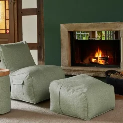 Sitzsäcke | Wintergartenmöbel*SIENA GARDEN FEEL.U Pouf | Polypropylen soft green