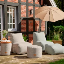 Wintergartenmöbel | Sitzsäcke*SIENA GARDEN FEEL.U Pouf | Polypropylen deep sand