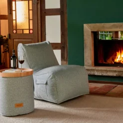 Wintergartenmöbel | Sitzsäcke*SIENA GARDEN FEEL.U Pouf | Polypropylen nordic blue