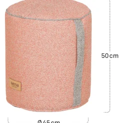 Wintergartenmöbel | Sitzsäcke*SIENA GARDEN FEEL.U Pouf | Polypropylen modern red