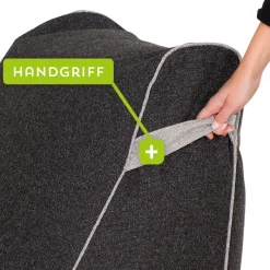 Sitzsäcke | Wintergartenmöbel*SIENA GARDEN FEEL.U Sitzsack | Polypropylen dark grey | inkl. Schutzhülle