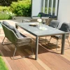 Essgruppen*SIENA GARDEN Gartenmöbelset Silva Gartentisch + 2x Kansas Dining Sessel + 2-Sitzer Dining Bank