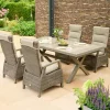 Essgruppen*SIENA GARDEN Gartenmöbelset Sincro Ausziehtisch + 4x Corido Move Gartensessel