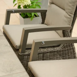 Essgruppen*SIENA GARDEN Gartenmöbelset Sincro Ausziehtisch + 4x Corido Move Gartensessel