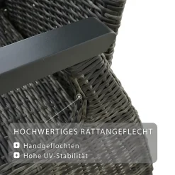 Essgruppen*SIENA GARDEN Gartenmöbelset Sincro Ausziehtisch + 4x Corido Move Gartensessel