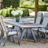 Essgruppen*SIENA GARDEN Gartenmöbelset Tirana Ausziehtisch + 6x Valencia Move Gartensessel